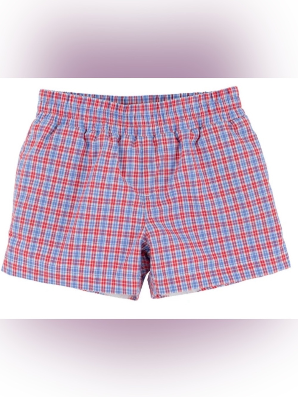 TBBC boys Sheffield Short Lawn Party Plaid, 5T